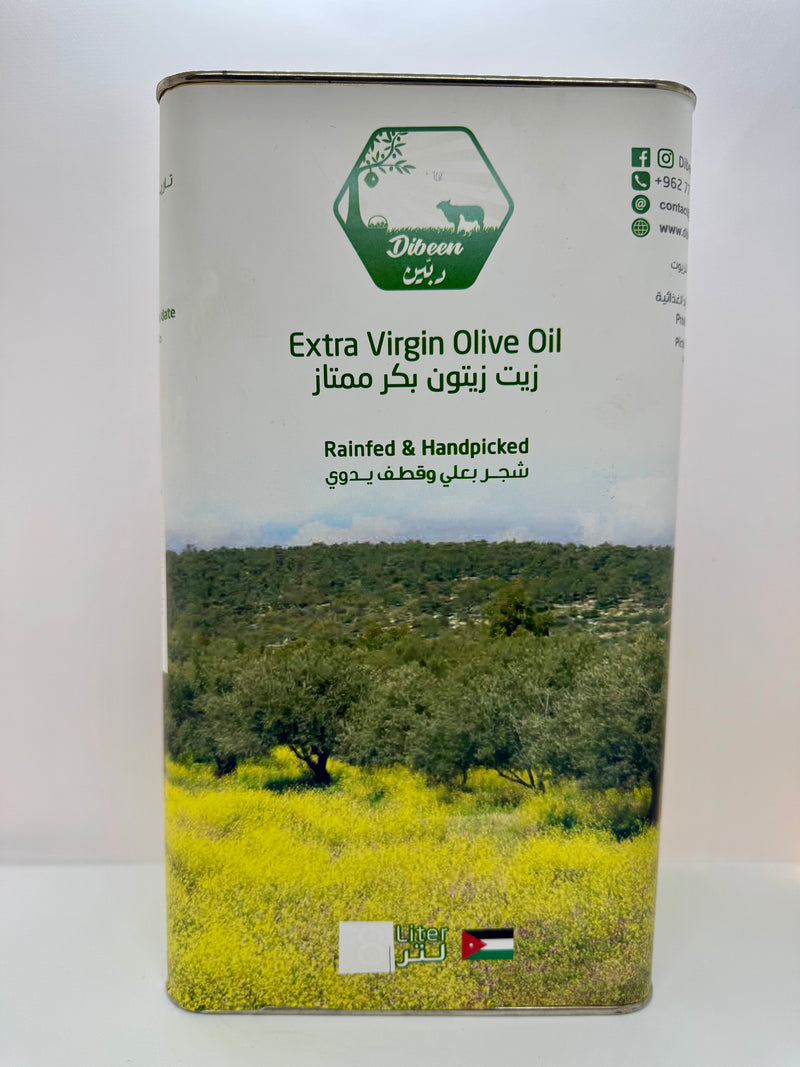 Olive Oil Tin Extra Virgin 4 kilo  - زيت زيتون تنكة 4 كيلو